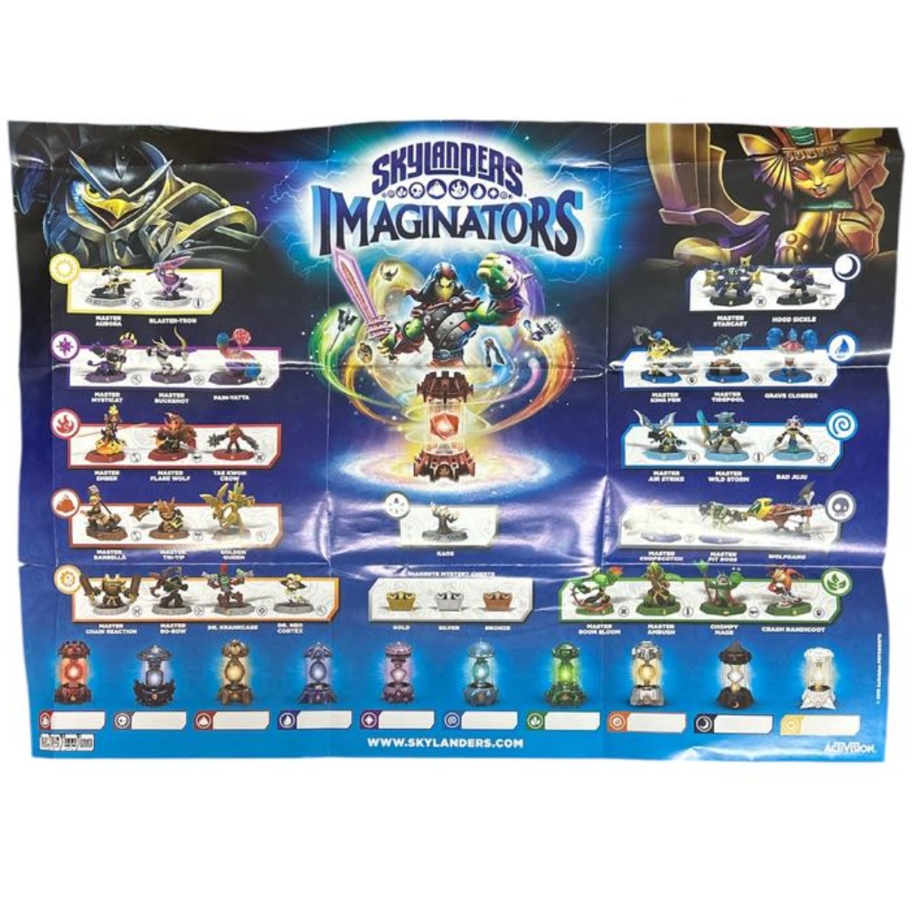 Pre-owned Skylanders Imaginators Poster - Own4Less